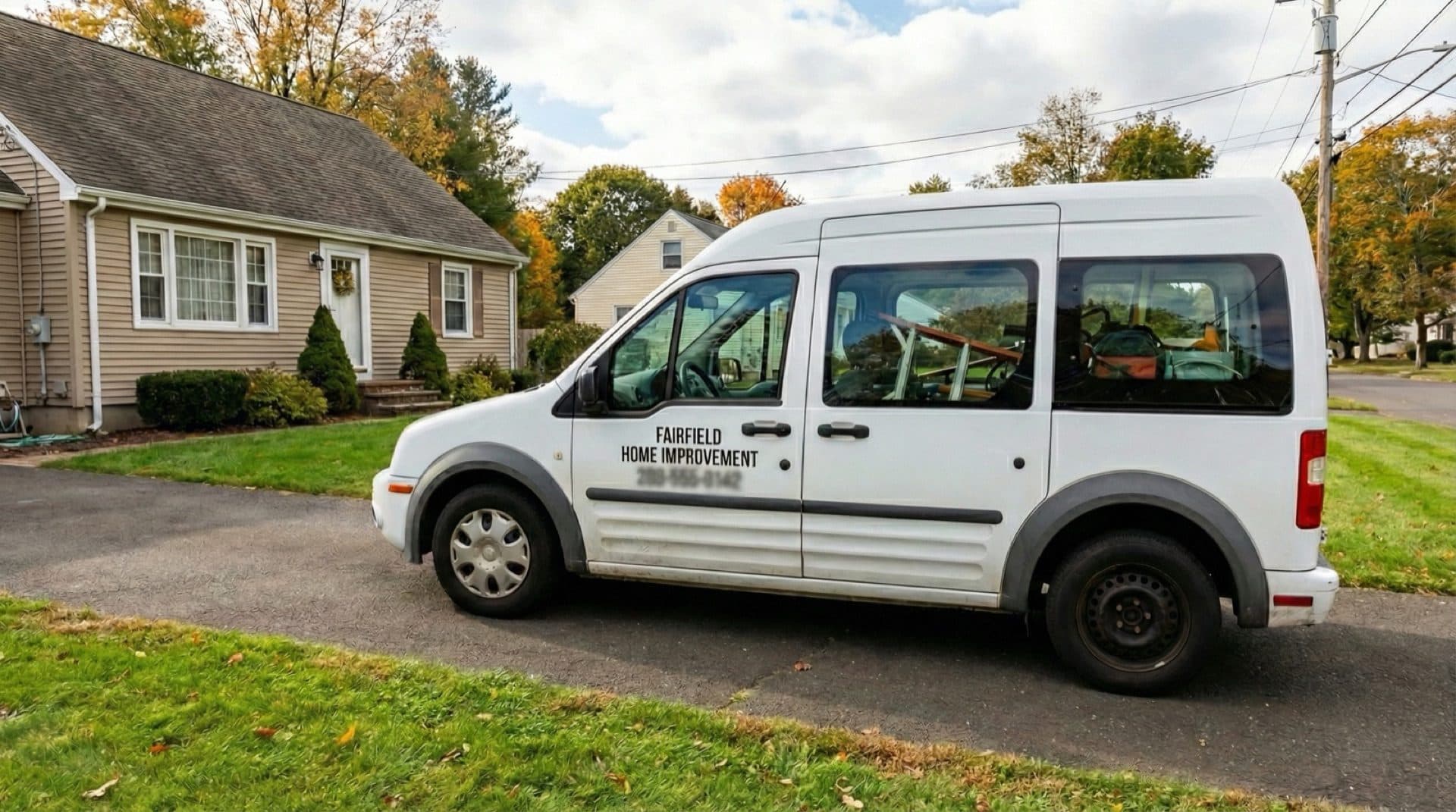 Unbranded white van