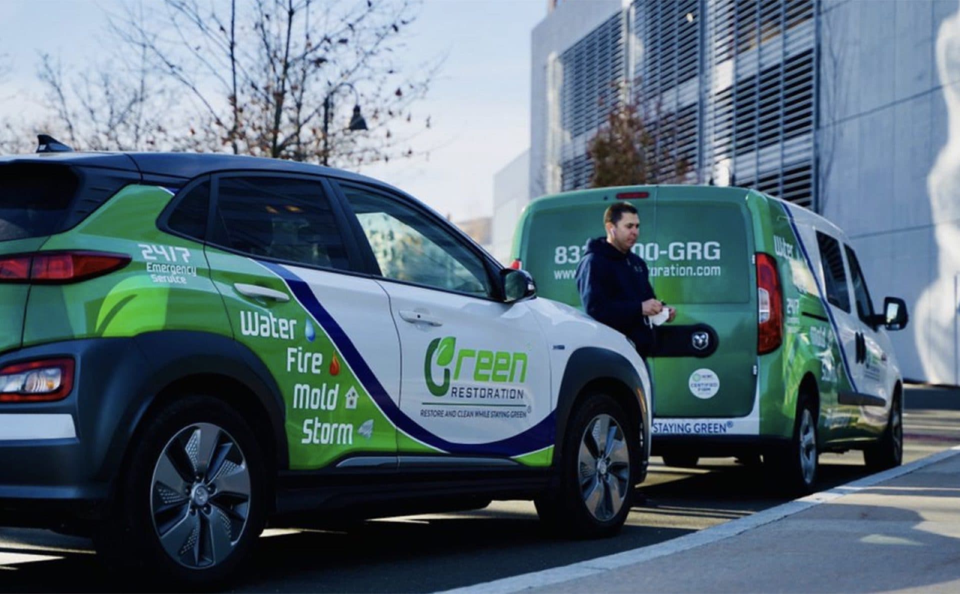 Green Restoration AI visibility and SEO marketing results showing 312% traffic growth
